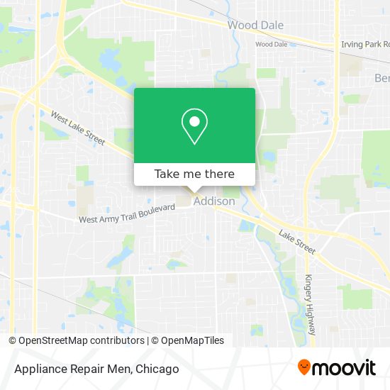 Mapa de Appliance Repair Men