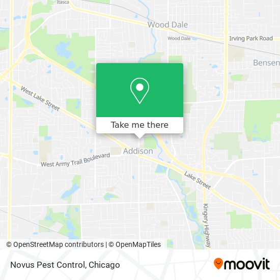 Novus Pest Control map