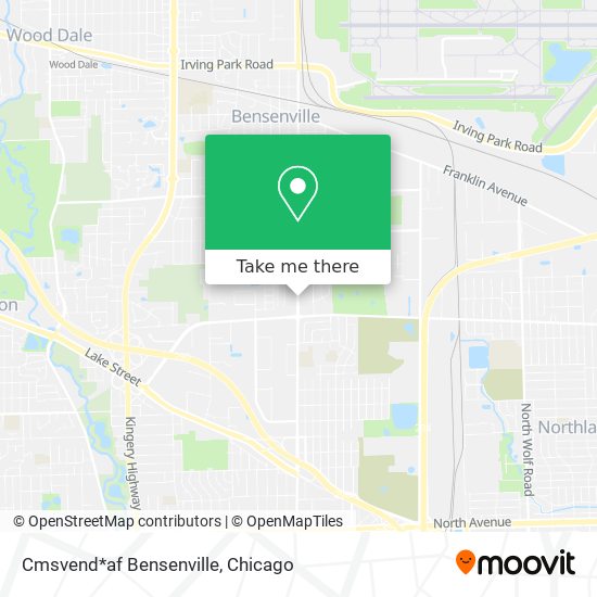 Cmsvend*af Bensenville map