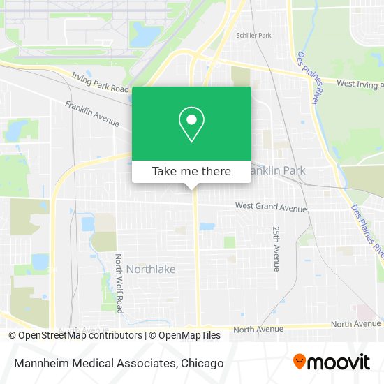Mannheim Medical Associates map