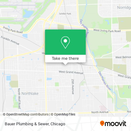 Bauer Plumbing & Sewer map