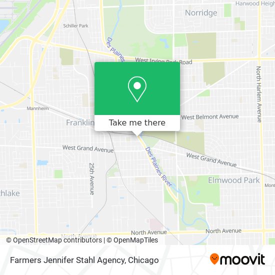 Farmers Jennifer Stahl Agency map