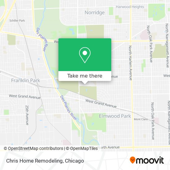 Chris Home Remodeling map