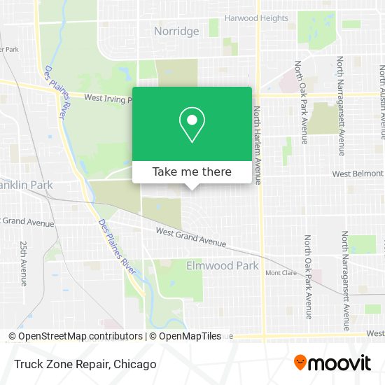 Truck Zone Repair map