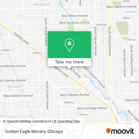 Golden Eagle Movers map