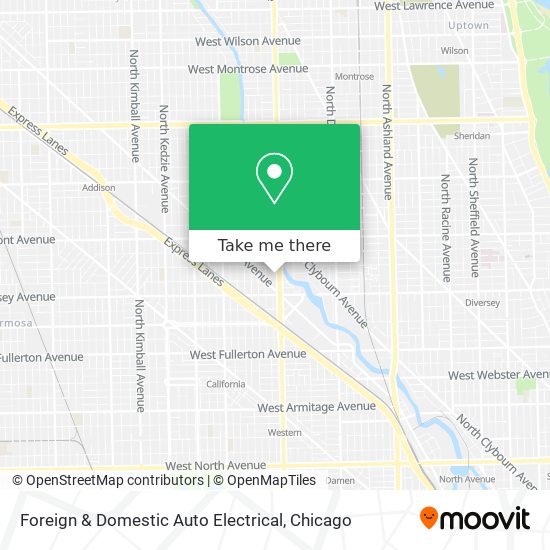 Foreign & Domestic Auto Electrical map