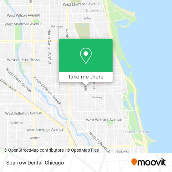 Sparrow Dental map