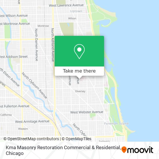 Mapa de Kma Masonry Restoration Commercial & Residential