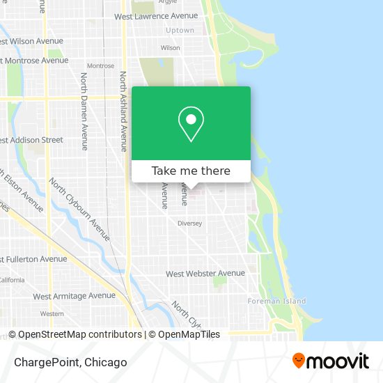 Mapa de ChargePoint