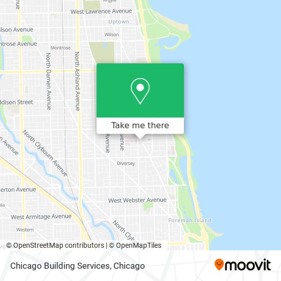 Chicago Building Services map