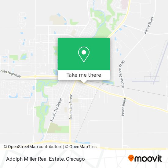 Adolph Miller Real Estate map