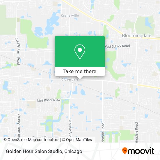 Golden Hour Salon Studio map