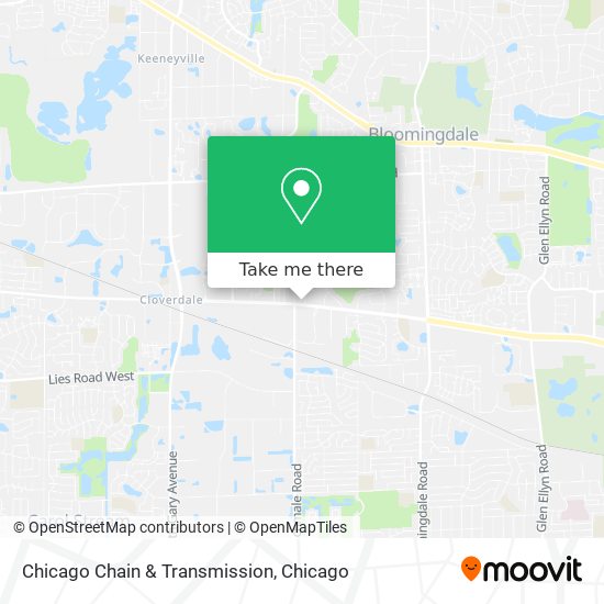 Mapa de Chicago Chain & Transmission