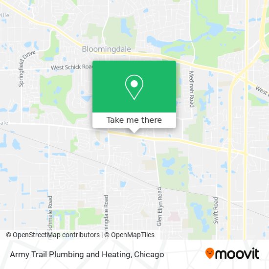 Mapa de Army Trail Plumbing and Heating