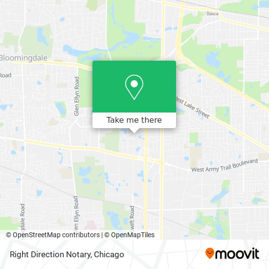 Right Direction Notary map