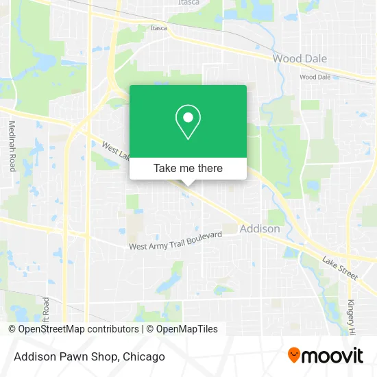 Addison Pawn Shop map