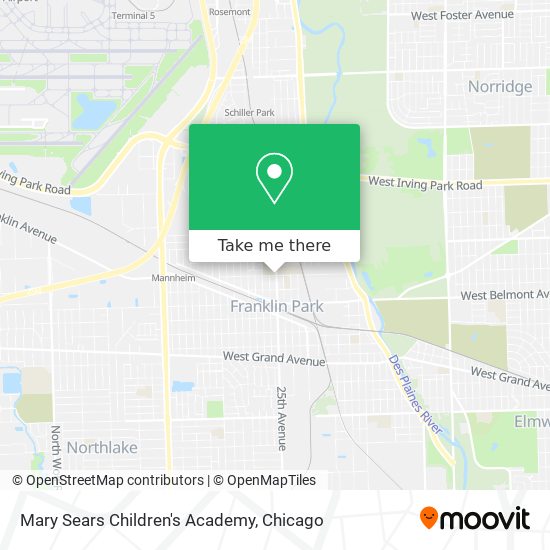 Mary Sears Children's Academy map