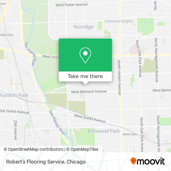 Robert's Flooring Service map