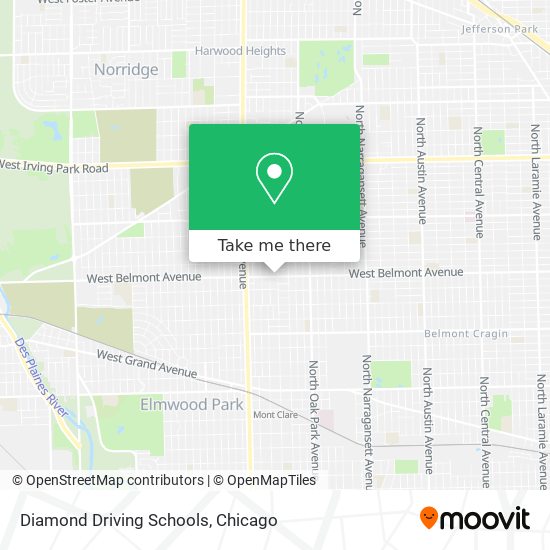 Diamond Driving Schools map