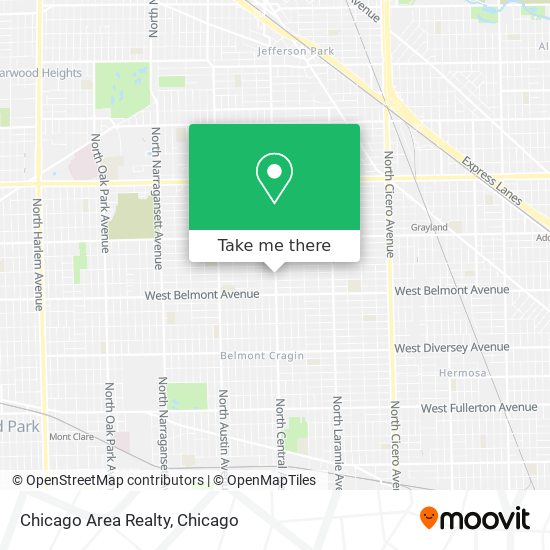 Chicago Area Realty map