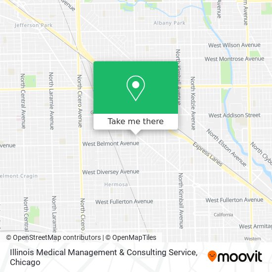 Illinois Medical Management & Consulting Service map