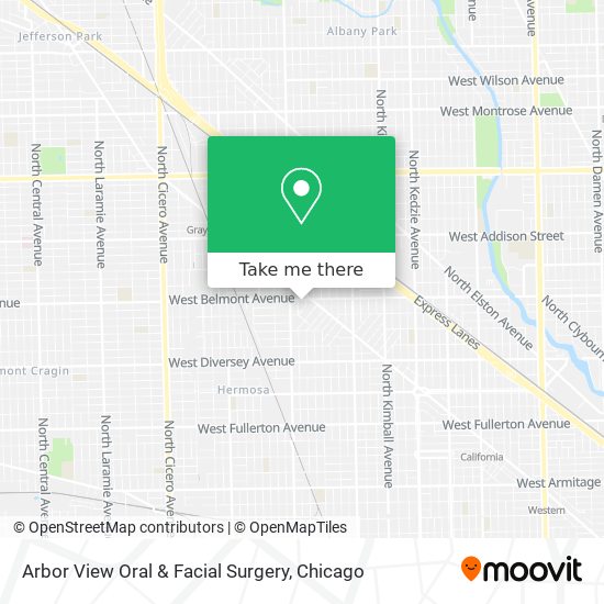 Mapa de Arbor View Oral & Facial Surgery