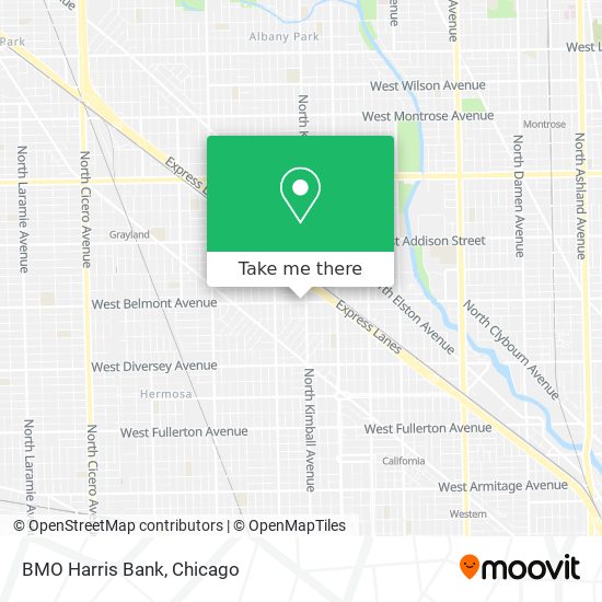 BMO Harris Bank map