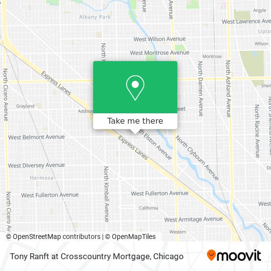 Mapa de Tony Ranft at Crosscountry Mortgage