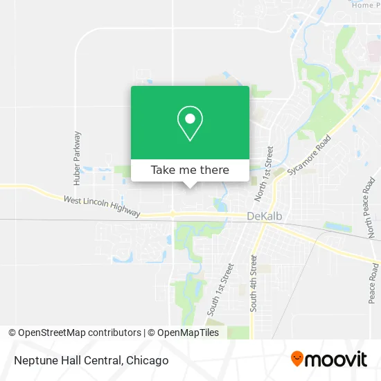 Neptune Hall Central map