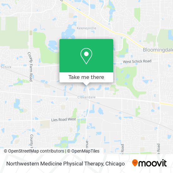 Mapa de Northwestern Medicine Physical Therapy