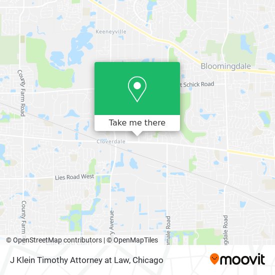 J Klein Timothy Attorney at Law map