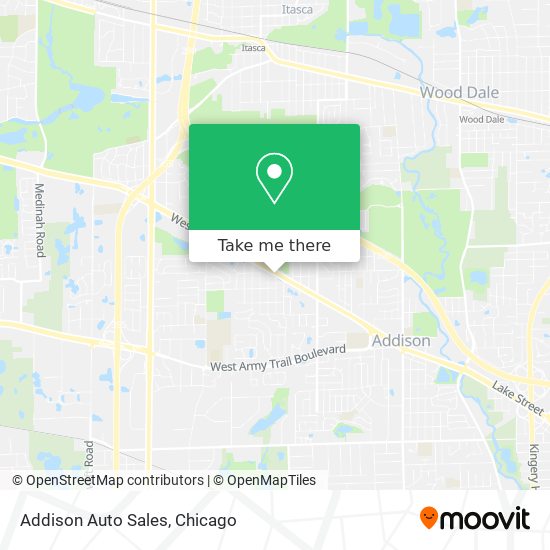 Addison Auto Sales map