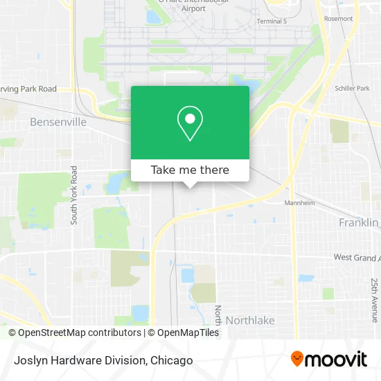 Joslyn Hardware Division map