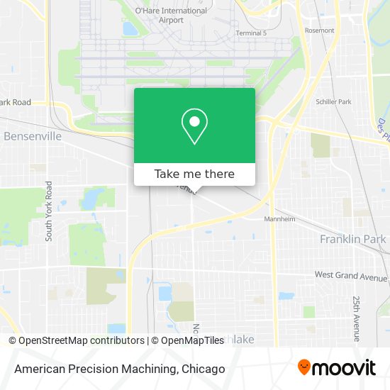 Mapa de American Precision Machining