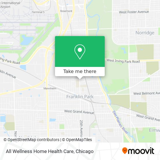 Mapa de All Wellness Home Health Care