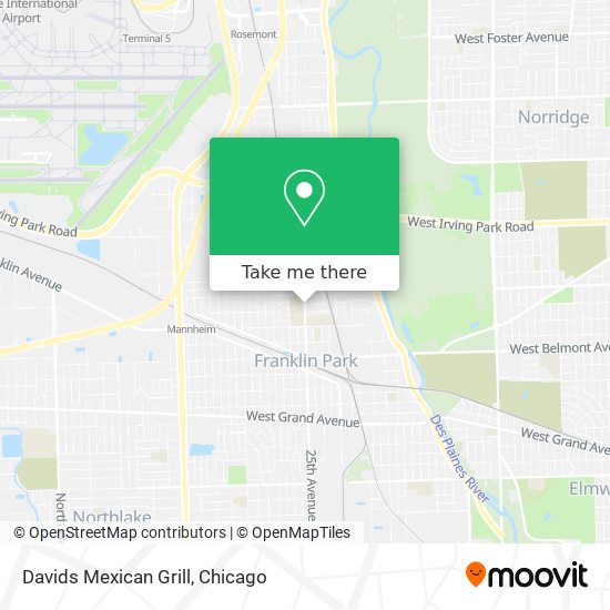 Davids Mexican Grill map