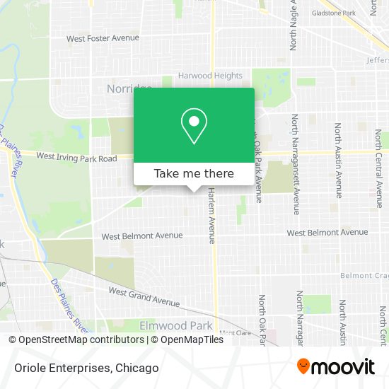 Oriole Enterprises map