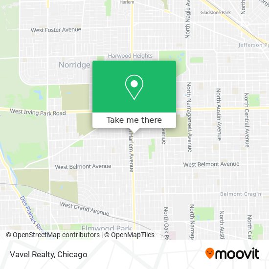 Vavel Realty map