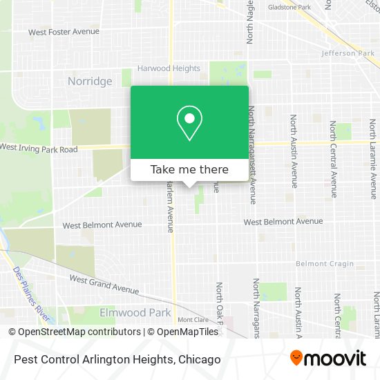 Pest Control Arlington Heights map