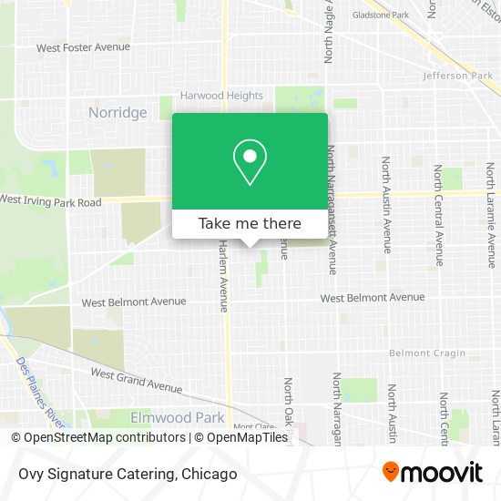 Ovy Signature Catering map