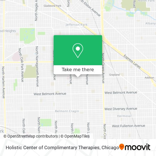 Holistic Center of Complimentary Therapies map