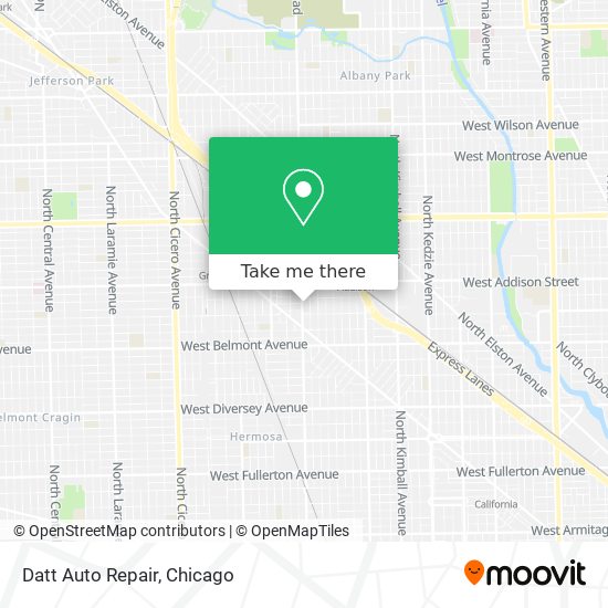 Datt Auto Repair map