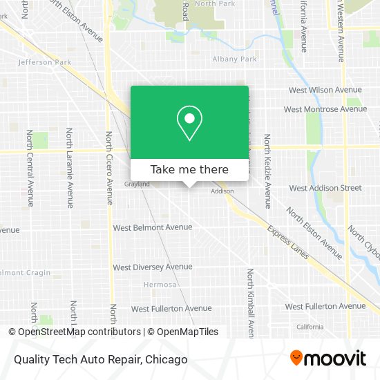 Mapa de Quality Tech Auto Repair