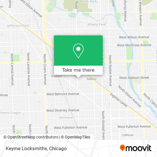 Keyme Locksmiths map