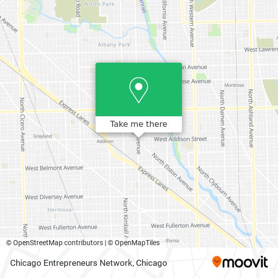 Mapa de Chicago Entrepreneurs Network