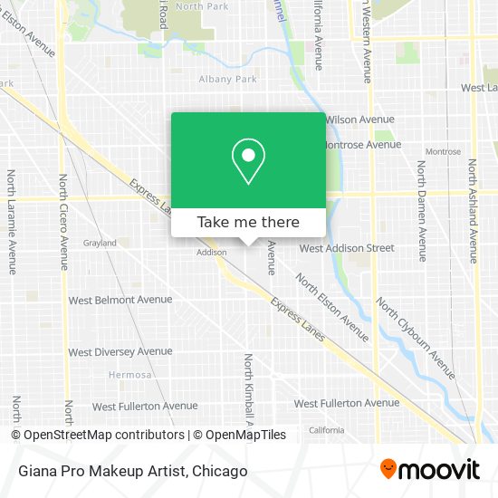 Giana Pro Makeup Artist map