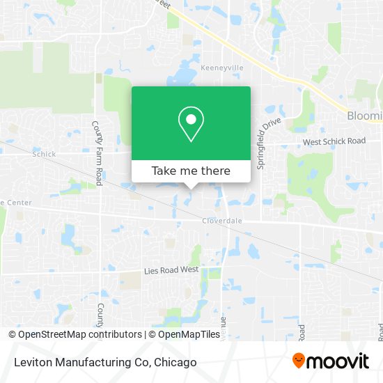 Leviton Manufacturing Co map