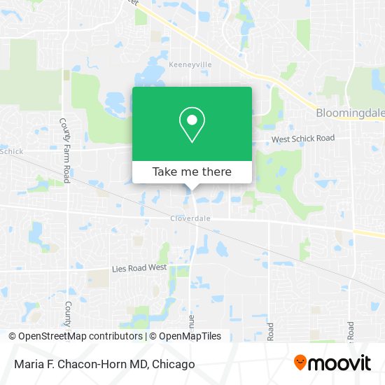 Maria F. Chacon-Horn MD map