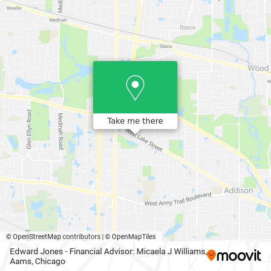 Mapa de Edward Jones - Financial Advisor: Micaela J Williams, Aams