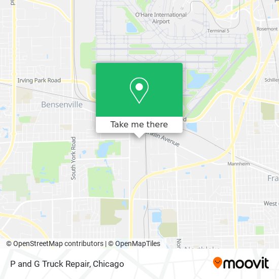 P and G Truck Repair map